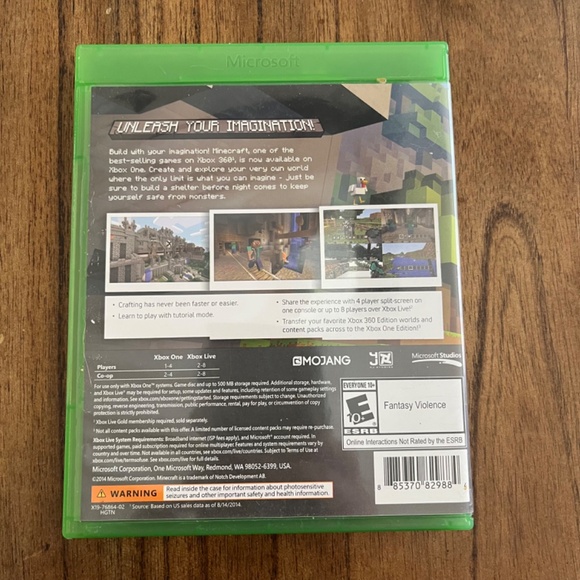 Minecraft Xbox One Game/ Minecraft for Dummies/ Minecraft Blockopedia Book - Picture 5 of 9